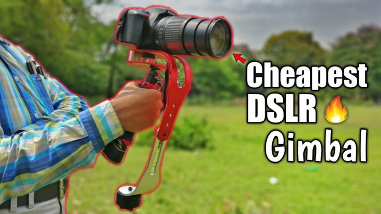 The Cheapest DSLR STABILIZER on The Internet!!