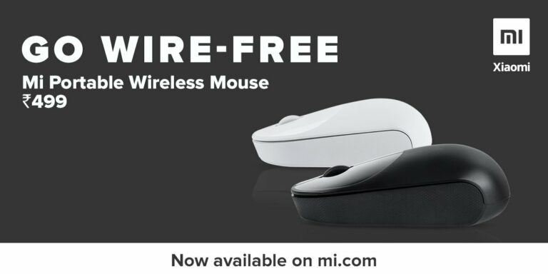 Xiaomi Launched the Mi Portable Wireless Mouse at Rs 499