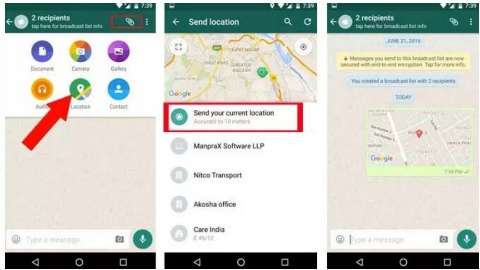 Track WhatsApp User Location