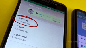 Whatsapp voice message