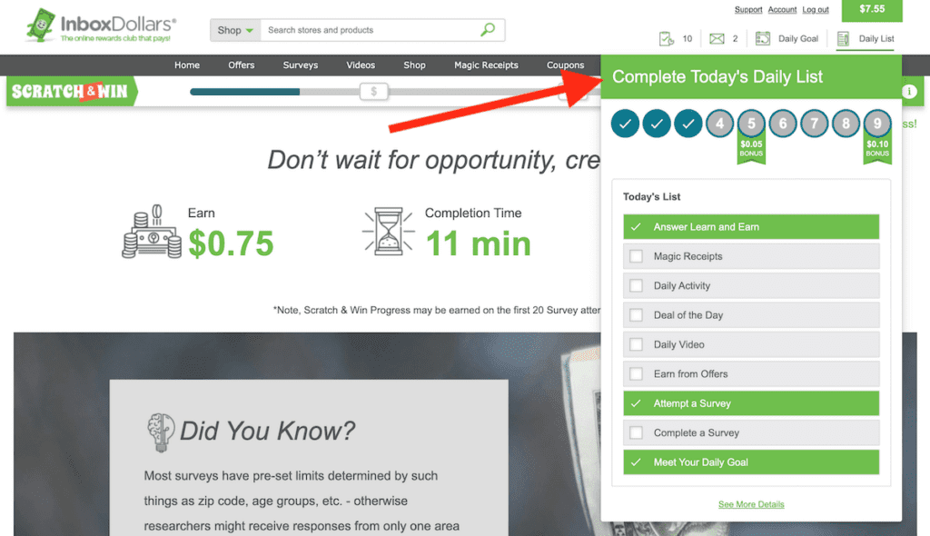 Earn Cash in Your Free Time! Top 5 Apps That Pay You Instantly 4 InboxDollars Daily List
